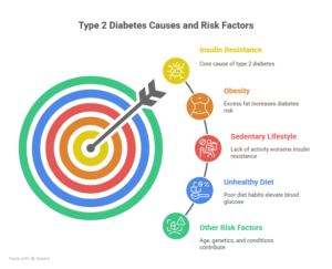 Causes of Diabetes Mellitus Type 2