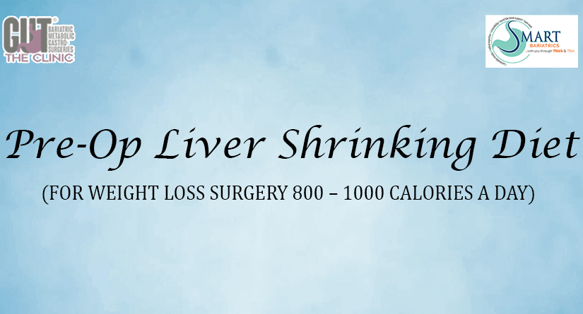 Pre-Op Liver Shrinking Diet