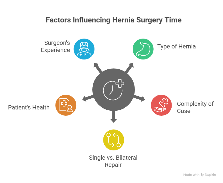 Factors Affecting Hernia Laparoscopic Surgery Time