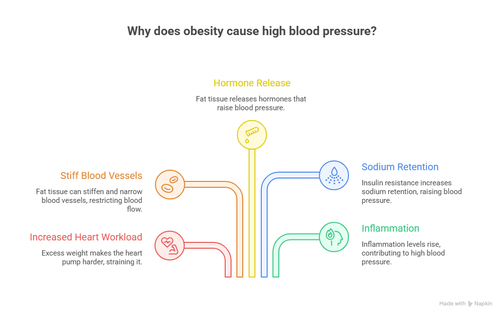 Link Between Obesity and High Blood Pressure
